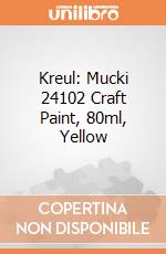 Kreul: Mucki 24102 Craft Paint, 80ml, Yellow