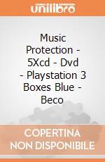 Music Protection - 5Xcd - Dvd - Playstation 3 Boxes Blue - Beco gioco di Beco