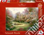 Schmidt: Puzzle Da 2000 Pezzi - Thomas Kinkade: Gardens Beyond Spring Gate giochi