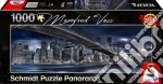 Schmidt: Puzzle Panoramica, New York, Notte Oscura - 1000 Pezzi giochi