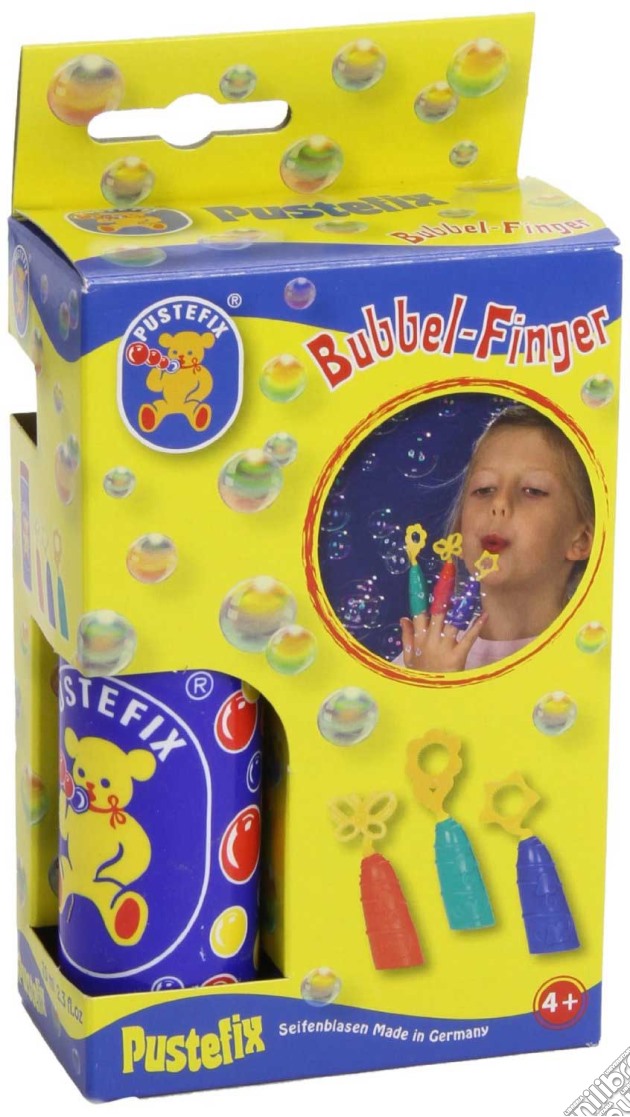 Pustefix - Bolle Di Sapone - 3 Bubbel Fingers 70 Ml gioco