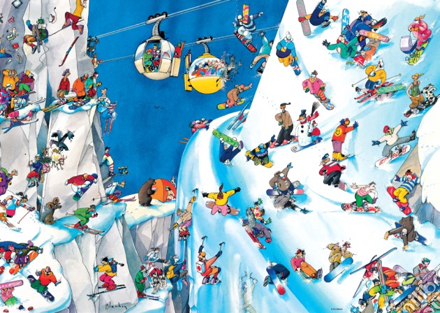 SPz1000 Blachon Snowboards puzzle di Roger Blachon