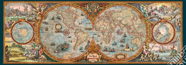 PPz6000 Hemisphere Map puzzle di Rajko Zigic