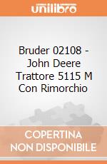 Bruder 02108 - John Deere Trattore 5115 M Con Rimorchio gioco di Bruder