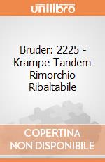 Bruder: 2225 - Krampe Tandem Rimorchio Ribaltabile gioco di Bruder