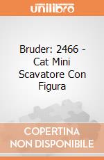 Bruder: 2466 - Cat Mini Scavatore Con Figura gioco di Bruder