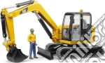 Bruder: 2466 - Cat Mini Scavatore Con Figura giochi