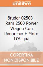 Bruder 02503 - Ram 2500 Power Wagon Con Rimorchio E Moto D'Acqua gioco di Bruder