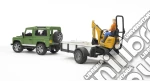 Bruder: 2593 - Land Rover Defender C/Rim.Trasp. Jcb Micro Escavatore Con Figura giochi