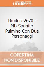 Bruder: 2670 - Mb Sprinter Pulmino Con Due Personaggi gioco