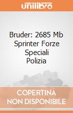 Bruder: 2685 Mb Sprinter Forze Speciali Polizia giochi