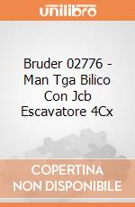 Bruder 02776 - Man Tga Bilico Con Jcb Escavatore 4Cx gioco di Bruder