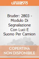 Bruder: 2803 -  Modulo Di Segnalazione Con Luci E Suono Per Camion giochi