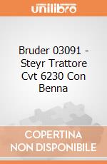 Bruder 03091 - Steyr Trattore Cvt 6230 Con Benna gioco di Bruder