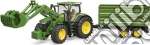 Bruder: 3155 - Trattore John Deere 7R 350 Con Benna E Rimorchio giochi