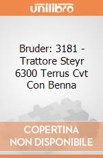 Bruder: 3181 - Trattore Steyr 6300 Terrus Cvt Con Benna gioco di Bruder