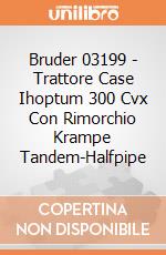 Bruder 03199 - Trattore Case Ihoptum 300 Cvx Con Rimorchio Krampe Tandem-Halfpipe gioco di Bruder