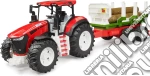 Bruder: 3453 -  Roadmax Trattore Con Benna E Rimorchio Tronchi giochi