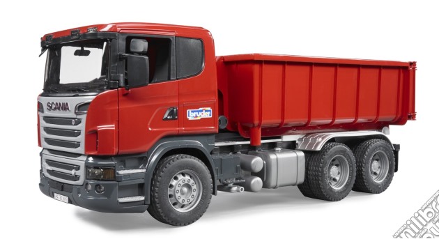 Bruder 03522 - Scania R-Series Camion Container Ribaltabile gioco di Bruder