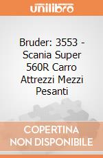 Bruder: 3553 -  Scania Super 560R Carro Attrezzi Mezzi Pesanti giochi
