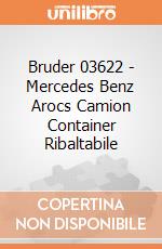 Bruder 03622 - Mercedes Benz Arocs Camion Container Ribaltabile gioco di Bruder