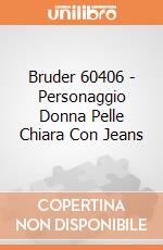 Bruder 60406 - Personaggio Donna Pelle Chiara Con Jeans gioco di Bruder