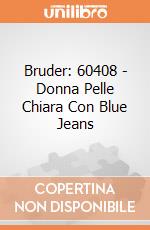 Bruder: 60408 - Donna Pelle Chiara Con Blue Jeans gioco di Bruder