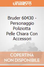 Bruder 60430 - Personaggio Poliziotta Pelle Chiara Con Accessori gioco di Bruder