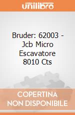 Bruder: 62003 - Jcb Micro Escavatore 8010 Cts gioco di Bruder
