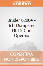 Bruder 62004 - Jcb Dumpster Htd-5 Con Operaio gioco di Bruder
