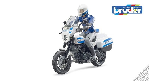 Bruder: 62731 - Moto Ducati Scrambler Polizia gioco