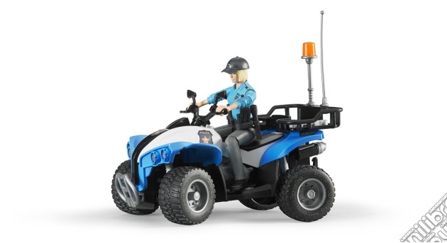 Bruder: 63010 - Quad Polizia Con Poliziotta E Accessori gioco di Bruder