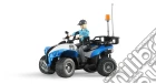 Bruder 63010 - Quad Polizia Con Poliziotta E Accessori gioco di Bruder