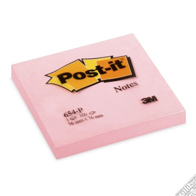 3M Post-it - 100 Fogli Pastello Rosa 76x76mm gioco di 3M
