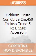 Eichhorn - Pista Con Curve Cm.450 Incluso Treno 5 Pz E 55Pz Accessori gioco di Eichhorn