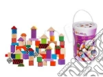 Eichhorn - Giochi In Legno - Secchiello Mattoncini 100 Pz giochi