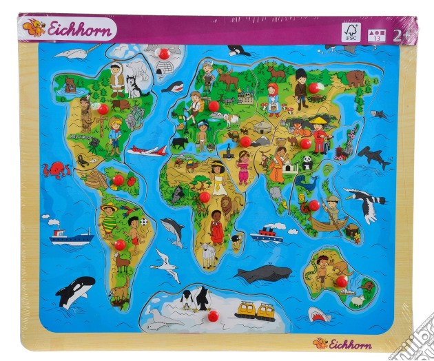 Eichhorn - Puzzle Mondo 13 Pz puzzle di Eichhorn