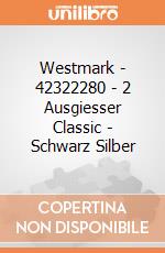 Westmark - 42322280 - 2 Ausgiesser Classic - Schwarz Silber gioco