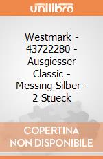 Westmark - 43722280 - Ausgiesser Classic - Messing Silber - 2 Stueck gioco