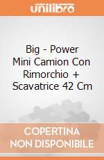 Big - Power Mini Camion Con Rimorchio + Scavatrice 42 Cm gioco di Big
