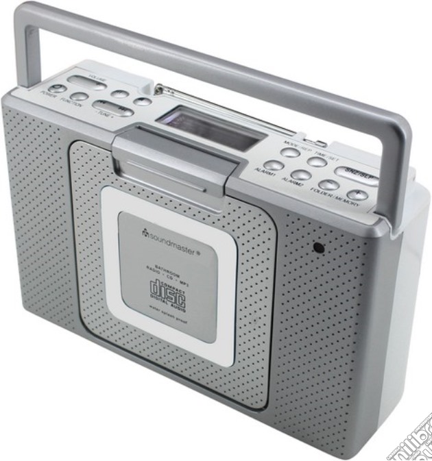 Soundmaster BCD480: Splashproof Bathroom CD/MP3-Radio With Alarm Clock gioco di Soundmaster