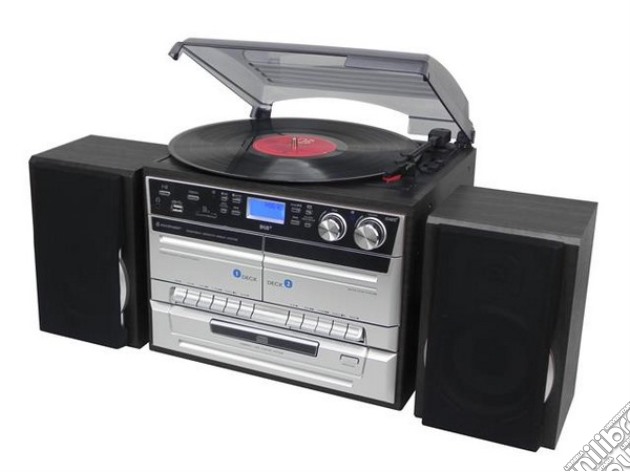 Soundmaster MCD5550SW: Stereo Music Center with DAB+, Record Player, CD/MP3, Double Cassette And Encoding (Giradischi) gioco di Soundmaster