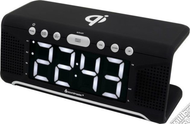 Soundmaster: UR800SW - Clock Radio With QI Charging Station (Radiosveglia Con Ricarica Wireless) gioco di Soundmaster