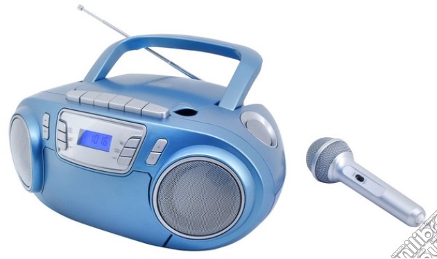 Soundmaster: SCD5800BL - Cd-Radio Cassette Recorder External Microphone, Usb, Light Effect gioco