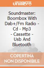 Soundmaster: Boombox With Dab+/Fm Radio - Cd - Mp3 - Cassette - Usb And Bluetooth gioco