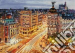 Ravensburger: Puzzle 1000 Pz - Illustrati - Dipinto Di Madrid, La Gran Via giochi