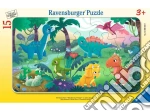Ravensburger: Puzzle Incorniciato 15 Pz - Cuccioli Di Dinosauro giochi