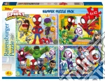 Marvel: Ravensburger - Bumper Puzzle Pack 4X42 Pz - Spidey giochi