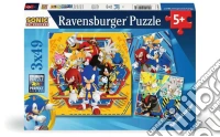 Sega: Ravensburger - Puzzle 3X49 Pz - Sonic giochi