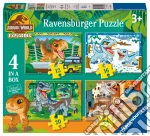 Jurassic World: Ravensburger - Puzzle 4 In A Box - Explorers giochi